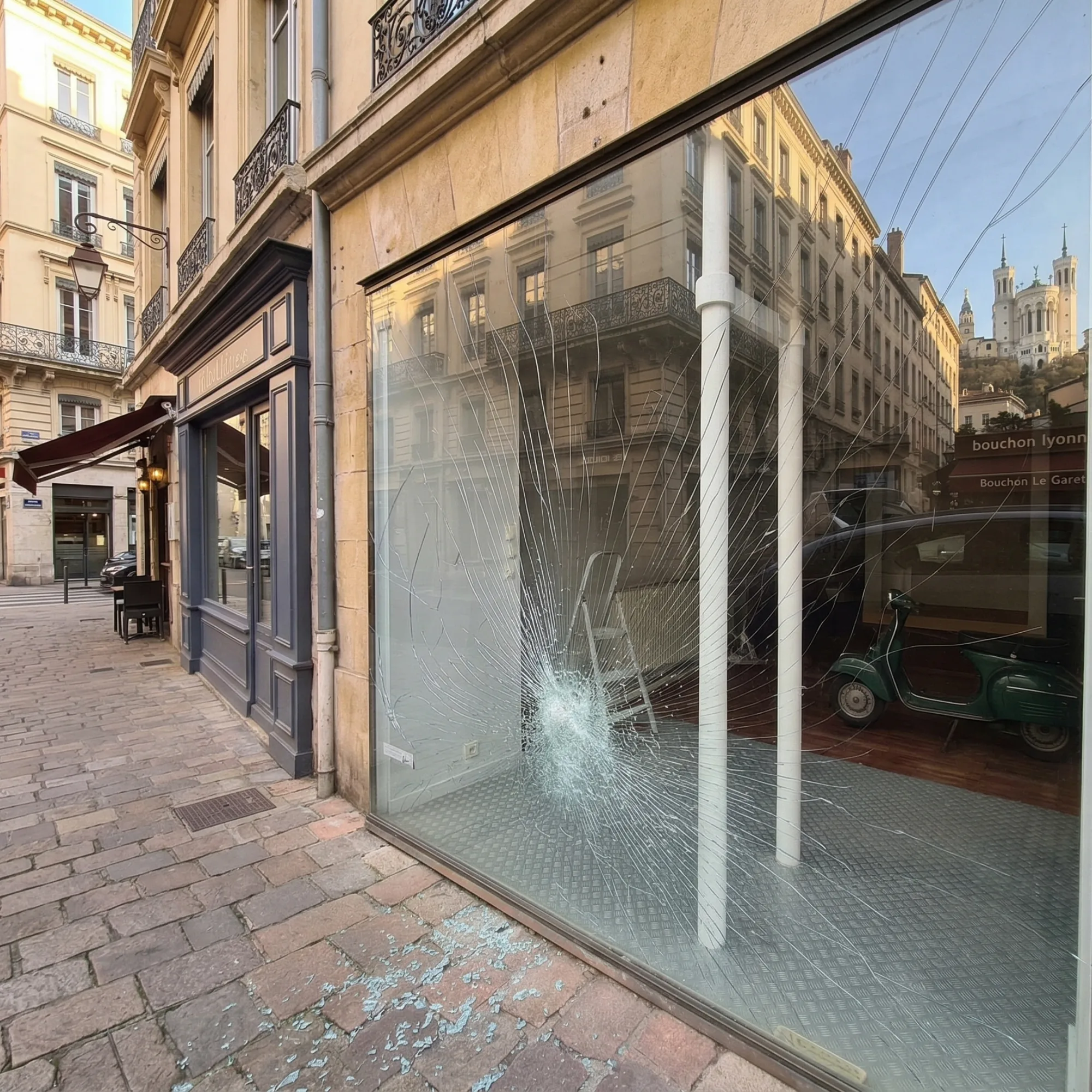 Sécuriser la vitrine de son commerce à Créteil